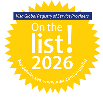 Visa Global Registry of Service Providers On the list! 2026